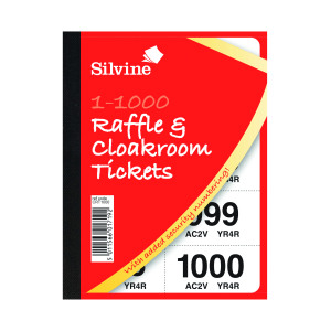 Cloakroom+and+Raffle+Tickets+1-1000+%286+Pack%29+CRT1000