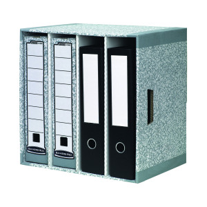 Bankers+Box+File+Store+4+Drawer+Grey+%28Pack+of+5%29+01840