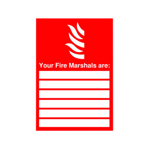 Safety+Sign+Your+Fire+Marshals+A4+PVC+FR09850R