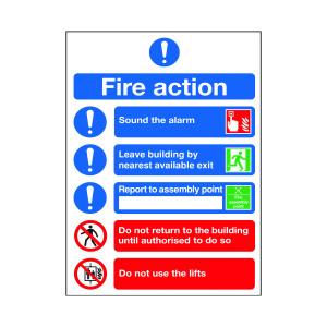 Safety+Sign+Fire+Action+Symbols+A4+Self+Adhesive+FR09950S