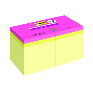 Post-it+Notes+Super+Sticky+76+x+76mm+Canary+Yellow+%2818+Pack%29+654SS-P14CY%2B4C