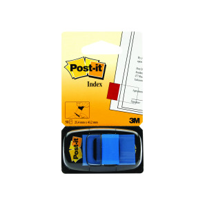 Post-it+Index+Tabs+25mm+Blue+%28600+Pack%29+680-2