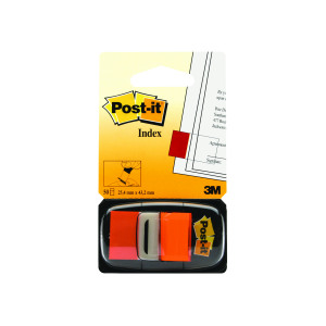 Post-it+Index+Tabs+25mm+Orange++%28600+Pack%29+680-4
