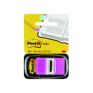 Post-it+Index+Tabs+25mm+Purple+%28600+Pack%29+680-8