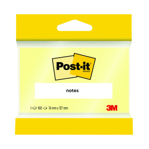 Post-it 76x127mm Canary Yellow Notes (12 Pack) 6830Y