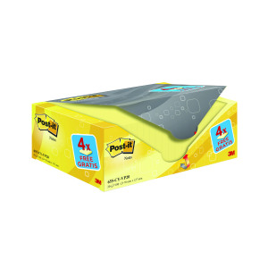 Post-it+Notes+76x127mm+Canary+Yellow+%28Pack+of+20%29+655CY-VP20