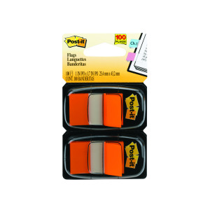 Post-it+Index+Tabs+Dispenser+with+Orange+Tabs+%282+Pack%29+680-O2EU