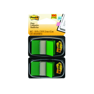 Post-it+Index+Tabs+Dispenser+with+Green+Tabs+%282+Pack%29+680-G2EU
