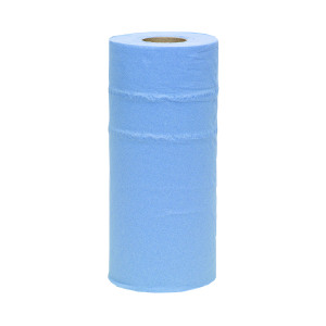 2Work+Hygiene+Paper+Roll+2-Ply+250mmx40m+Wrapped+Blue+CPD43579