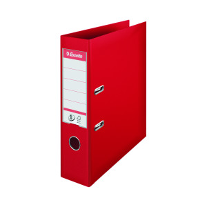 Esselte+No+1+Lever+Arch+File+Slotted+75mm+A4+Red+%2810+Pack%29+811330