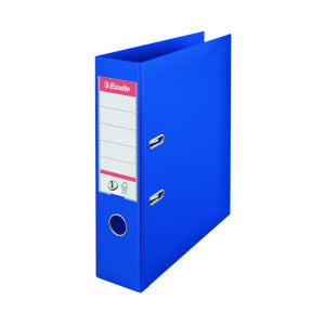 Esselte+No+1+Lever+Arch+File+Slotted+75mm+A4+Blue+%2810+Pack%29+811350