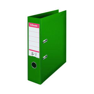 Esselte+No+1+Lever+Arch+File+Slotted+75mm+A4+Green+%2810+Pack%29+811360