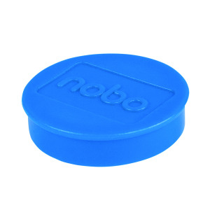 Nobo+Whiteboard+Magnets+38mm+Blue+%28Pack+of+10%29+1915313