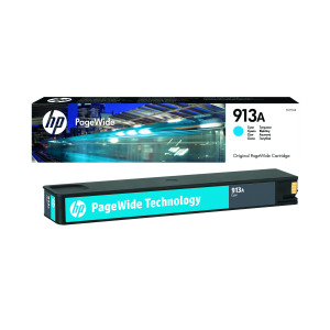 HP+913A+Cyan+PageWide+Inkjet+Cartridge+F6T77AE
