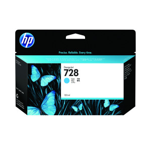 HP+728+DesignJet+Ink+Cyan+Cartridge+130ml+%28Capacity%3A+130ml%29+F9J67A