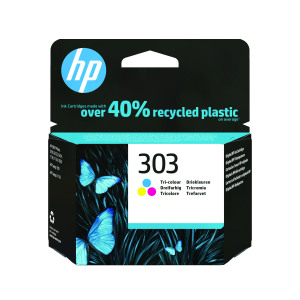 HP+303+Inkjet+Cartridges+Tri+Colour+CMY+T6N01AE