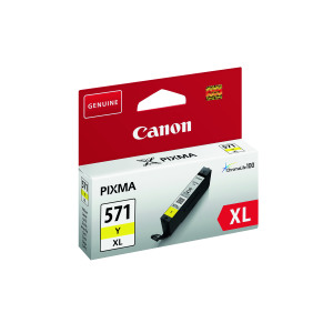 Canon+CLI-571XL+Inkjet+Cartridge+High+Yield+Yellow+0334C001