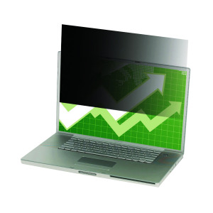 3M+Black+Privacy+Filter+For+Laptops+14.1in+Widescreen+16%3A10+PF14.1W