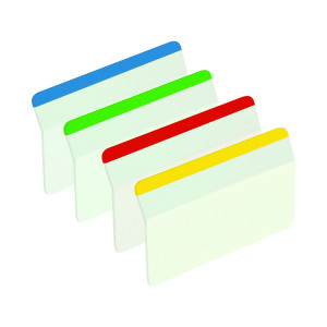 Post-it+Index+Angled+Filing+Tabs+Assorted+%28Pack+of+24%29+686-A1