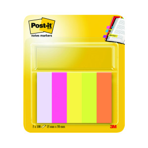 Post-it+Page+Markers+Assorted+%28500+Pack%29+670-5