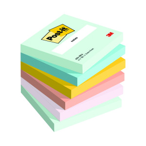 Post-it+Notes+Beachside+Colour+76x76mm+100+Sht+%28Pack+of+6%29+7100259201