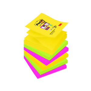 Post-it+Z-Notes+Carnival+Colour+76x76mm+%28Pack+of+6%29+7100147840