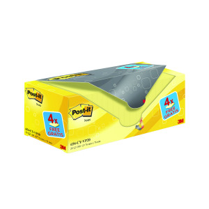Post-it+Notes+76x76mm+Canary+Yellow+%28Pack+of+20%29+654CY-VP20