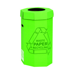 Acorn+Cardboard+Recycling+Bin+60+Litre+Green+%285+Pack%29+402565
