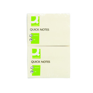 Q-Connect+Quick+Notes+76x102mm+Yellow+%28Pack+of+12%29+KF01410