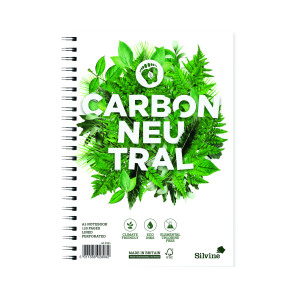 Silvine+Carbon+Neutral+Ruled+Notebook+A5+120+Pages+%28Pack+of+5%29+R303