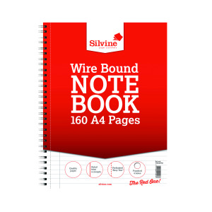 Silvine+Sidebound+Wire+Lined+Refill+Pad+160+Pages+A4+%286+Pack%29+S80Y