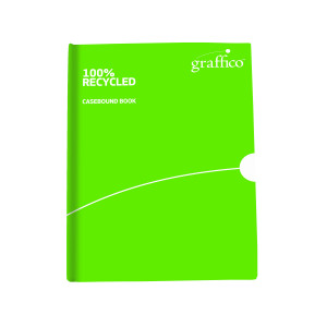 Graffico+Recycled+Casebound+Notebook+160+Pages+A5+EN08050
