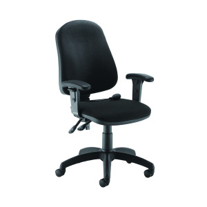 Jemini+Intro+Posture+Chair+with+Adjustable+Arms+640x640x990-1160mm+Charcoal+KF838994