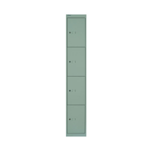 Bisley+4+Door+Locker+305x457x1802mm+Goose+Grey+BY02537