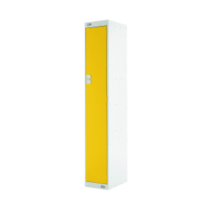 Single+Compartment+Locker+300x450x1800mm+Yellow+Door+MC00042