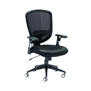 Arista+Tern+High+Back+Chair+635x555x1025-1100mm+Black+KF73906