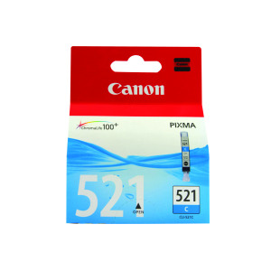 Canon+CLI-521C+Inkjet+Cartridge+Cyan+2934B001