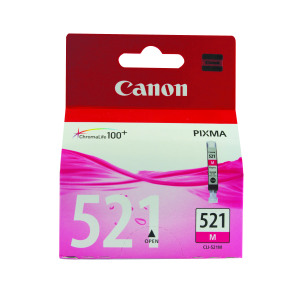 Canon+CLI-521M+Inkjet+Cartridge+Magenta+2935B001
