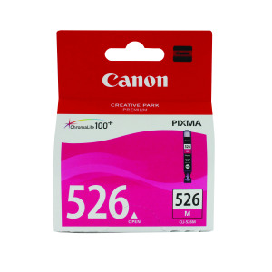 Canon+CLI-526M+Magenta+Inkjet+Cartridge+%28Capacity%3A+495+pages%29+4542B001