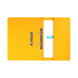 Elba+Spring+Pocket+File+Mediumweight+Foolscap+Yellow+%28Pack+of+25%29+100090150
