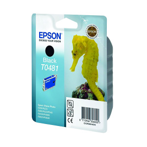 Epson+T0481+Ink+Cartridge+Seahorse+Black+C13T04814010