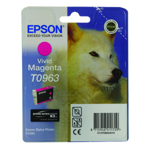 Epson+T0963+Ink+Cartridge+Ultra+Chrome+K3+Vivid+Magenta+C13T09634010