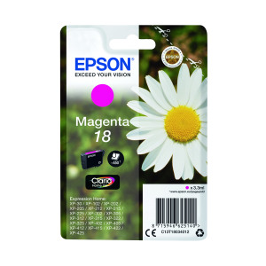 Epson+18+Home+Ink+Cartridge+Claria+Daisy+Magenta+C13T18034012