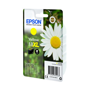 Epson+18XL+Home+Ink+Cartridge+Clarias+High+Yield+Daisy+Yellow+C13T18144012