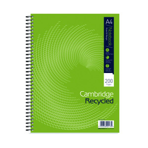 Cambridge+Recycled+Ruled+Wirebound+Notebook+200+Pages+A4%2B+%283+Pack%29+100080423