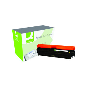 Q-Connect+HP+307A+Remanufactured+Yellow+Laserjet+Toner+Cartridge+CE742A