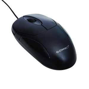 Q-Connect+Scroll+Wheel+Mouse+Black+KF04368