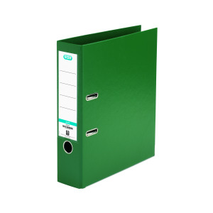 Elba+70mm+Lever+Arch+File+Plastic+Green+A4+100202174