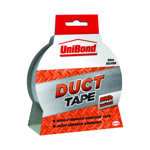 Unibond+Duct+Tape+50mmx50m+Silver
