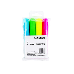 Hi-Glo+Highlighters+Assorted+%28Pack+of+4%29+7910WT4